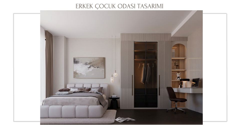 Ulamış Villaları Projesi · ERKEK ÇOCUK ODASI TASARIMI