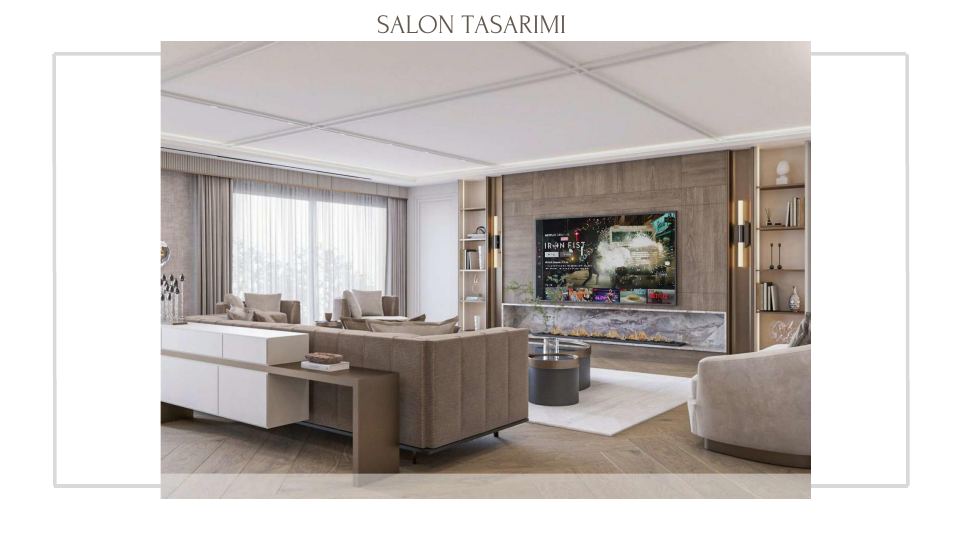 Folkart Narlıdere Projesi · SALON TASARIMI