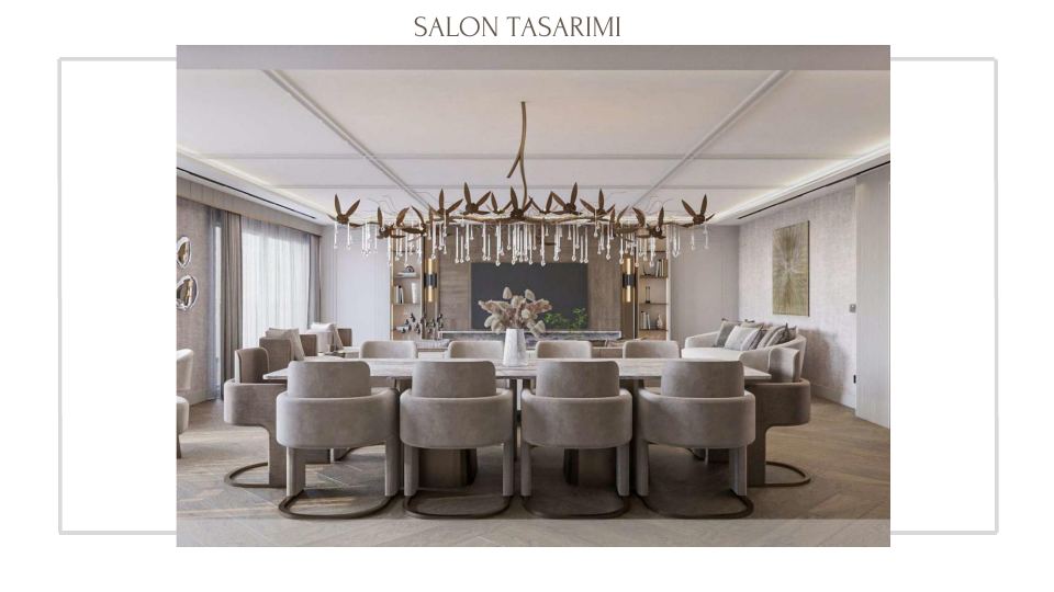 Folkart Narlıdere Projesi · SALON TASARIMI
