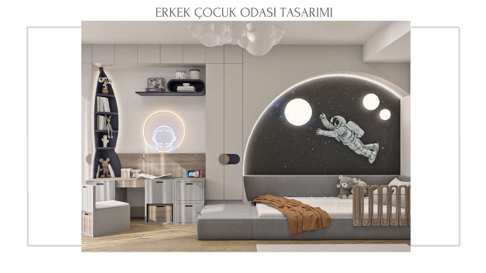 Folkart Narlıdere Projesi · ERKEK ÇOCUK ODASI TASARIMI
