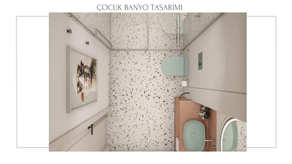 Folkart Narlıdere Projesi · ÇOCUK BANYO TASARIMI
