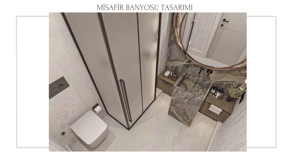 Folkart Narlıdere Projesi · MİSAFİR BANYOSU TASARIMI