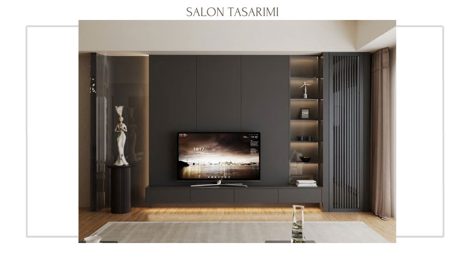 Neva Yalı Projesi · SALON TASARIMI