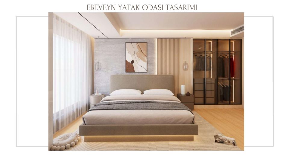 Neva Yalı Projesi · EBEVEYN YATAK ODASI TASARIMI