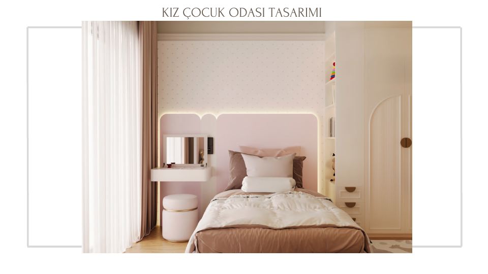Neva Yalı Projesi · KIZ ÇOCUK ODASI TASARIMI