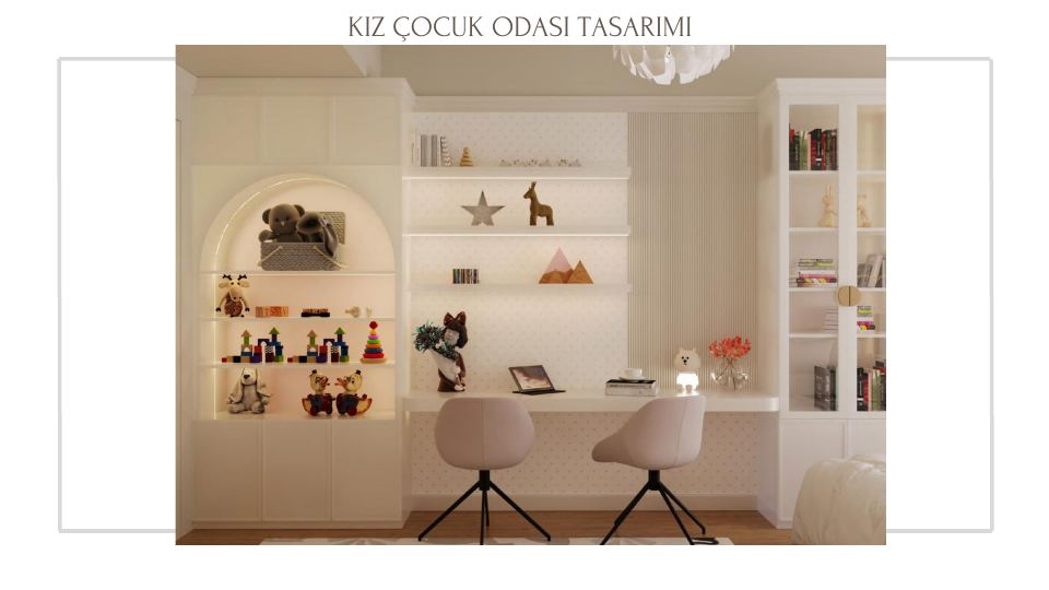 Neva Yalı Projesi · KIZ ÇOCUK ODASI TASARIMI
