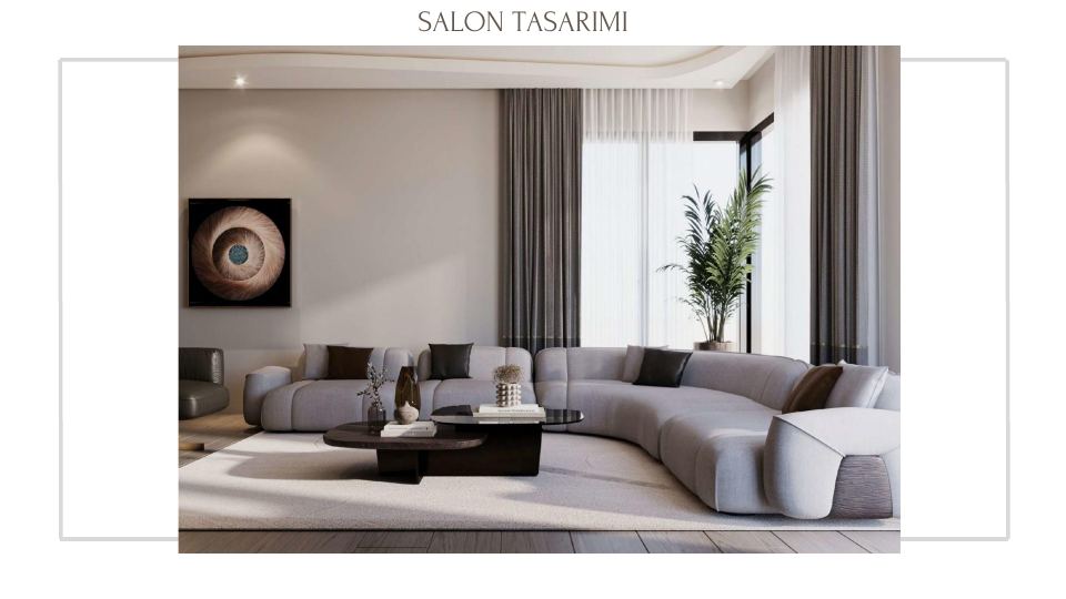 Bostanlı River Sitesi Projesi · SALON TASARIMI