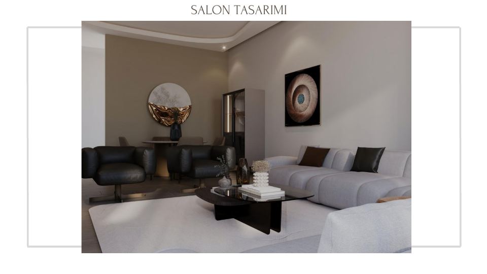 Bostanlı River Sitesi Projesi · SALON TASARIMI