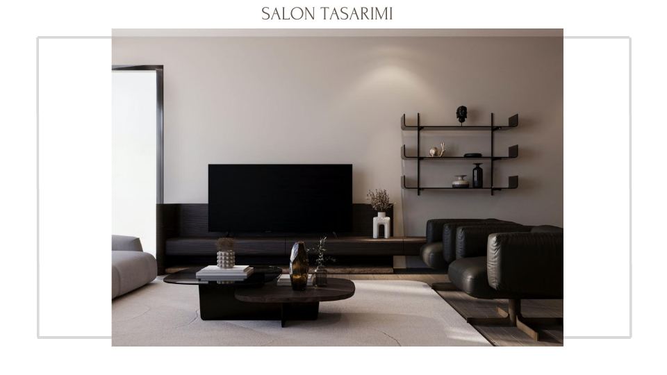 Bostanlı River Sitesi Projesi · SALON TASARIMI