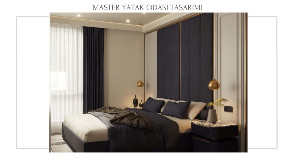 Bostanlı River Sitesi Projesi · MASTER YATAK ODASI TASARIMI