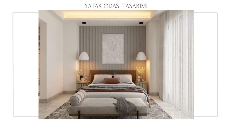 Bodrum Gümbet Villa Projesi · YATAK ODASI TASARIMI