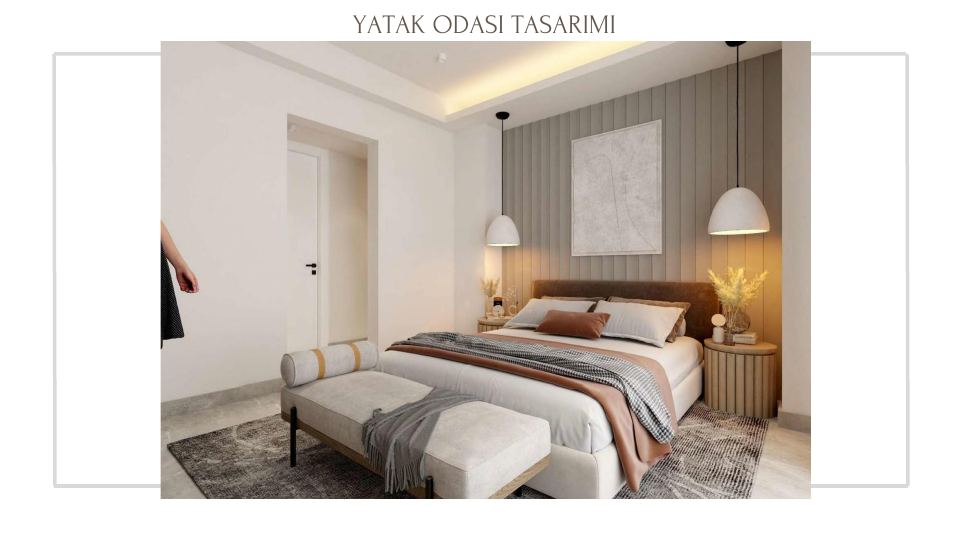 Bodrum Gümbet Villa Projesi · YATAK ODASI TASARIMI