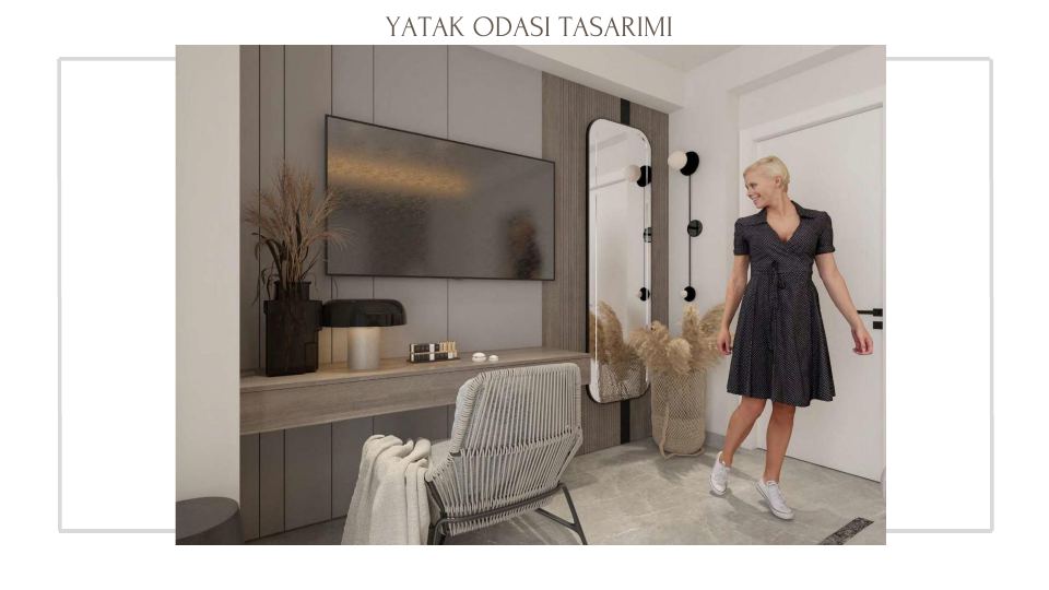 Bodrum Gümbet Villa Projesi · YATAK ODASI TASARIMI