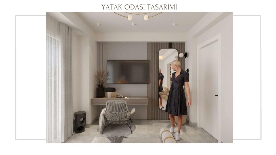 Bodrum Gümbet Villa Projesi · YATAK ODASI TASARIMI