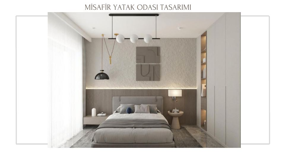 Bodrum Gümbet Villa Projesi · MİSAFİR YATAK ODASI TASARIMI