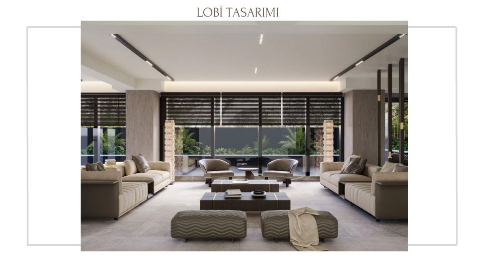 Rize Residence Projesi · LOBİ TASARIMI