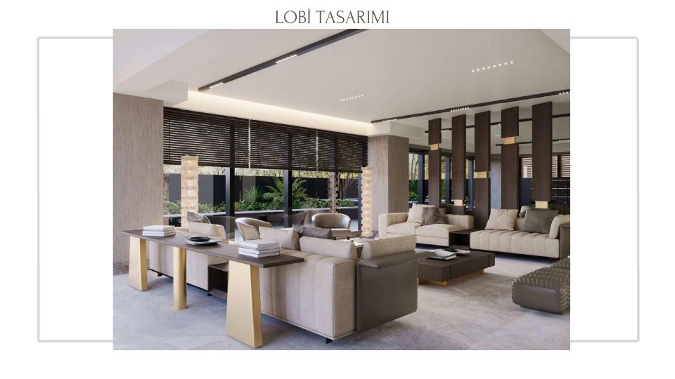 Rize Residence Projesi · LOBİ TASARIMI
