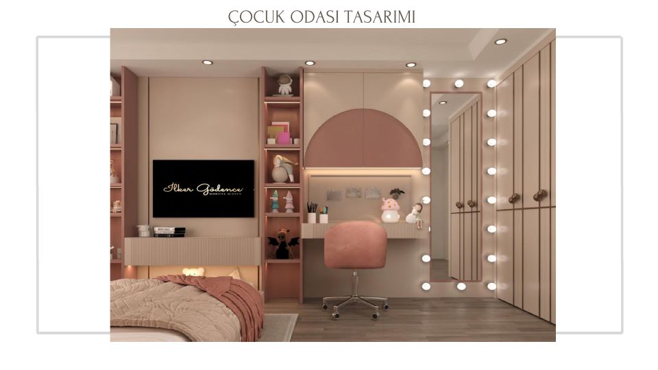 Narlıdere Villa Projesi · ÇOCUK ODASI TASARIMI