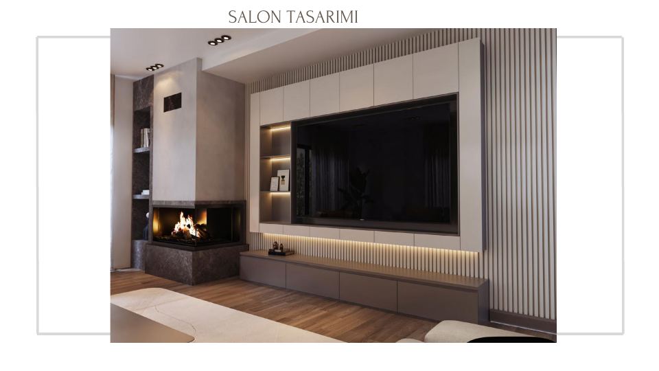 Ulamış Villa 13 Projesi · SALON TASARIMI