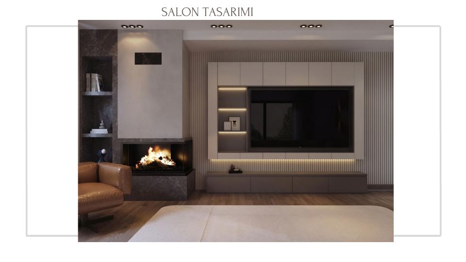 Ulamış Villa 13 Projesi · SALON TASARIMI