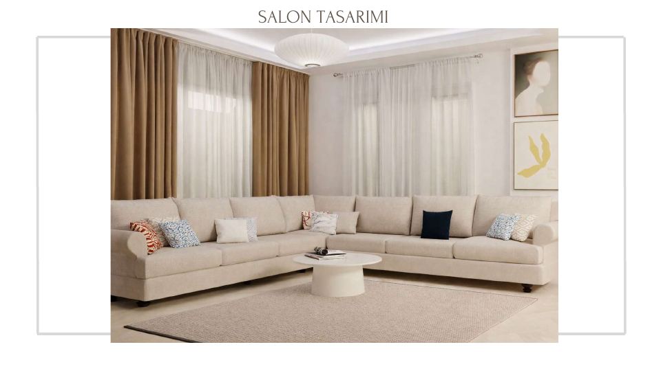 Çeşme Villa Projesi · SALON TASARIMI