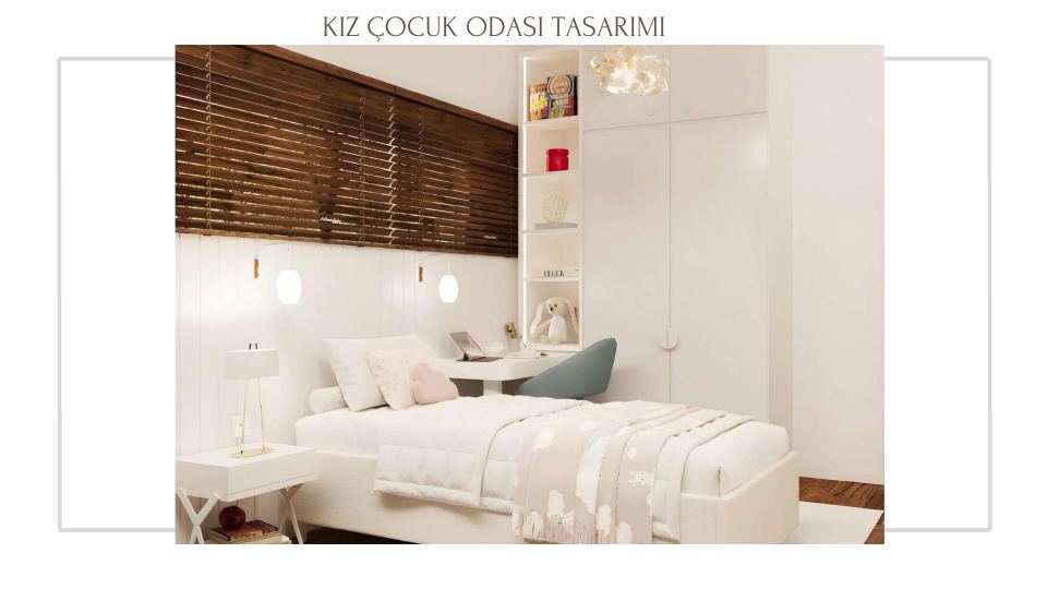 Çeşme Villa Projesi · KIZ ÇOCUK ODASI TASARIMI